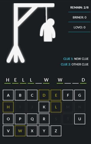 hangman advanced game